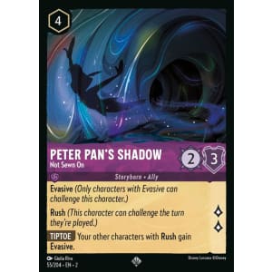 Peter Pan's Shadow - Not Sewn On