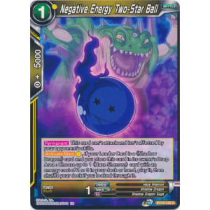 Negative Energy Two-Star Ball