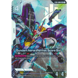 Gundam Aerial (Permet Score Six) (ST01-006) (Alt-Art +)
