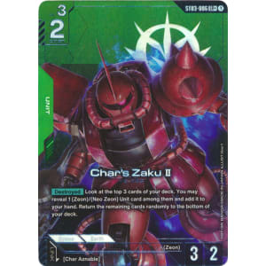 Char's Zaku II (ST03-006) (Alt-Art +)