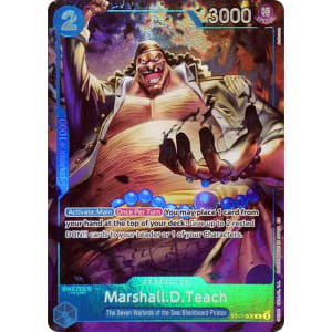 Marshall.D.Teach (Alternate Art) (Warlords Promo)