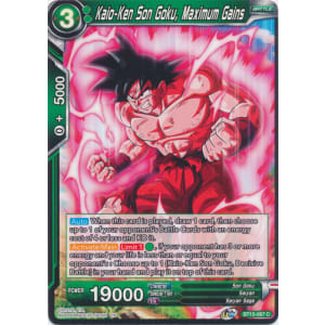 Kaio-Ken Son Goku, Maximum Gains