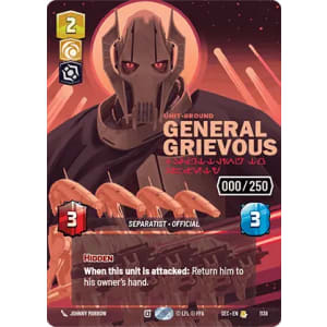 General Grievous - Scuttling to Safety (Serialized Prestige)