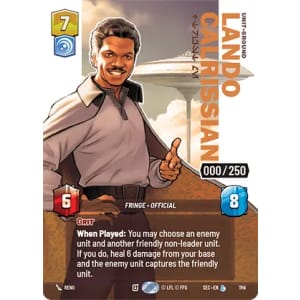 Lando Calrissian - Trust Me (Serialized Prestige)