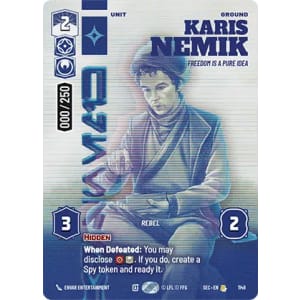 Karis Nemik - Freedom is a Pure Idea (Serialized Prestige)