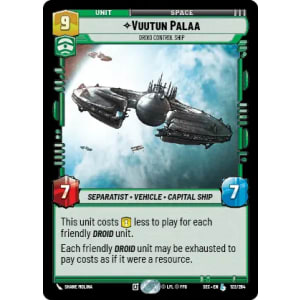 Vuutun Palaa - Droid Control Ship