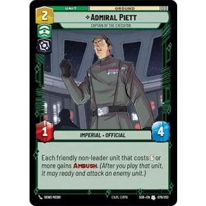 Admiral Piett - Captain of the Executor