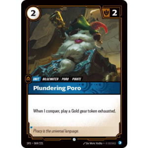 Plundering Poro