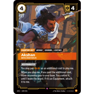 Akshan, Mischievous