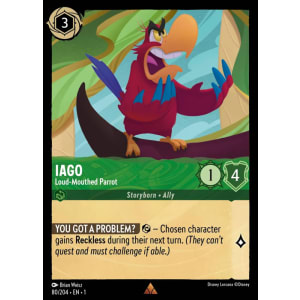 Iago - Loud-Mouthed Parrot