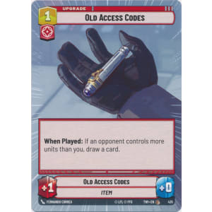 Old Access Codes (Hyperspace)