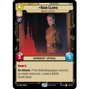 Rush Clovis - Banking Clan Scion