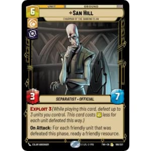 San Hill - Chairman of the Banking Clan