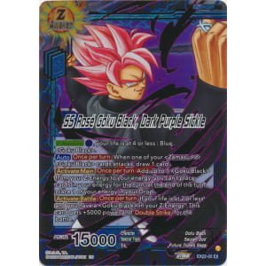 SS Rose Goku Black, Dark Purple Sickle (Gold Stamped)