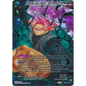 SS Rose Goku Black, Serving Justice (Gold Stamped)