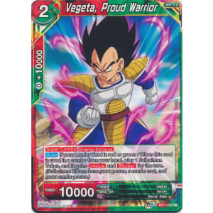 Vegeta, Proud Warrior