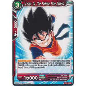 Leap to the Future Son Goten