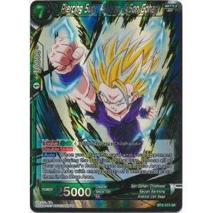 Son Gohan vs Broly legendary super saiyan metallic plastic card super rare