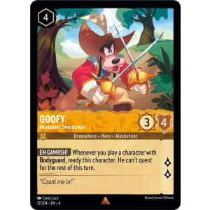 Goofy - Musketeer Swordsman