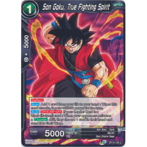 Son Goku, True Fighting Spirit