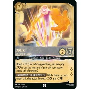 Zeus - Missing His Spark