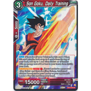 Son Goku, Daily Training