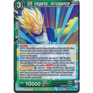 SS Vegeta, Arrogance