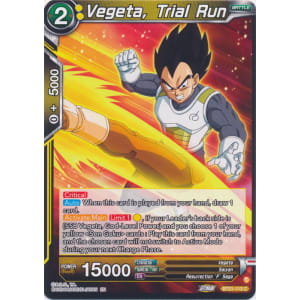 Vegeta, Trial Run