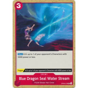 Blue Dragon Seal Water Stream