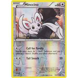 Minccino - 104/113 (Reverse Foil)