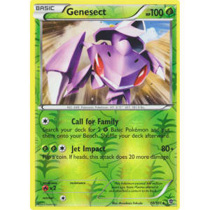 Card Pokémon Genesect Foil original e nova