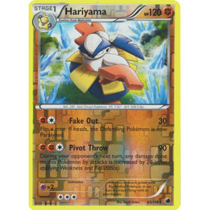 Hariyama - 63/116 (Reverse Foil)