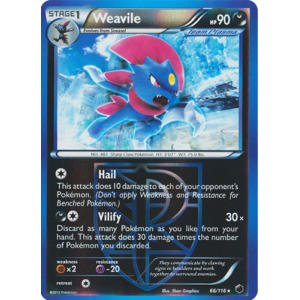 Weavile - 66/116 (Reverse Foil)