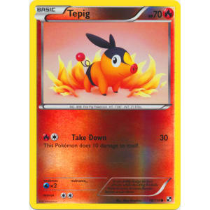 Tepig - 16/114 (Reverse Foil)