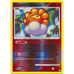 Castform Sunny Form - 51/146 (Reverse Foil)