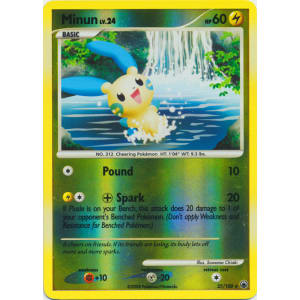 Minun - 25/100 (Reverse Foil)