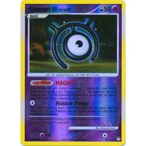 Unown M - 66/123 (Reverse Foil)