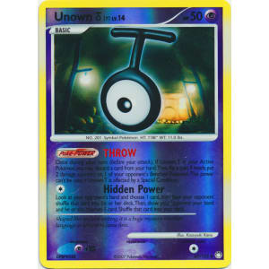 Unown T - 67/123 (Reverse Foil)