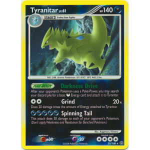 Tyranitar - 30/100 (Reverse Foil)