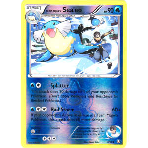 Team Aqua's Sealeo - 4/34 (Reverse Foil)