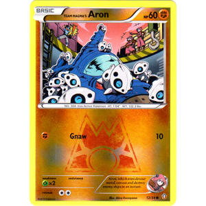 Team Magma's Aron - 12/34 (Reverse Foil)