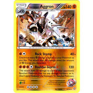 Team Magma's Aggron - 14/34 (Reverse Foil)