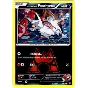 Team Magma's Poochyena - 17/34 (Reverse Foil)