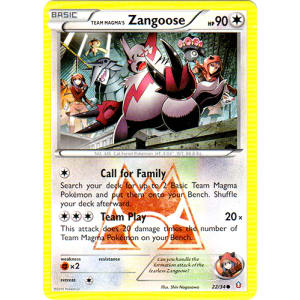 Team Magma's Zangoose - 22/34