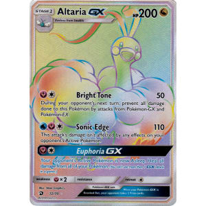 Altaria-GX (Rainbow Rare)  - 72/70