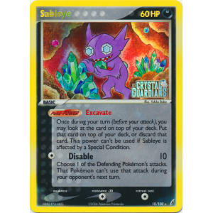 Sableye - 10/100 (Reverse Foil)