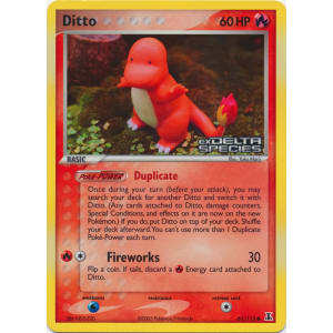 Ditto EX Delta Species Pokemon Card