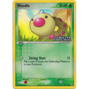 Weedle - 87/113 (Reverse Foil)
