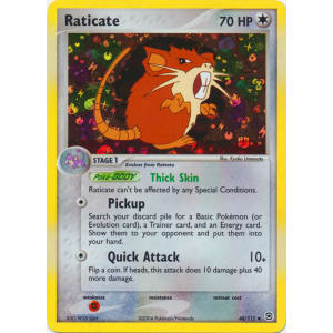 Raticate - 48/112 (Reverse Foil)