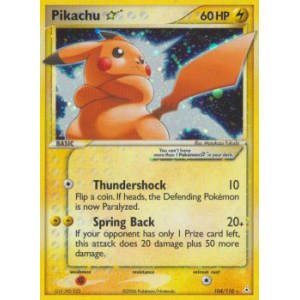 Pikachu * (Star) - 104/110